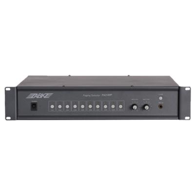 China ZABKZ PA2180P Public Address System PA 10 Channel Paging Selector With Chime PA2180P for sale