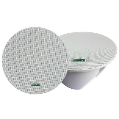 China 2021 Radio New Arrival 3W 6W 10W 100V Round Full Range Ceiling Speaker ABS Plastic White PA System Loudspeaker for sale