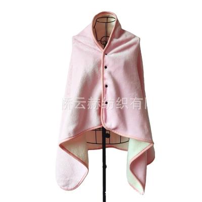 China Warm flannel compound shawl lamb blanket fall and winter stock living room sofa anti-static shawl clear blanket double for sale