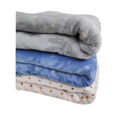 China Latest Simple Hot Selling Flannel Travel Comfortable Warm Airplane Blanket Soft Blanket for sale