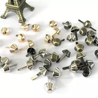 China Nickel Free Brass Spike Stud Decoration, Metal Revits/High Tensile YK 1183 Force Snap Studs For Bags for sale