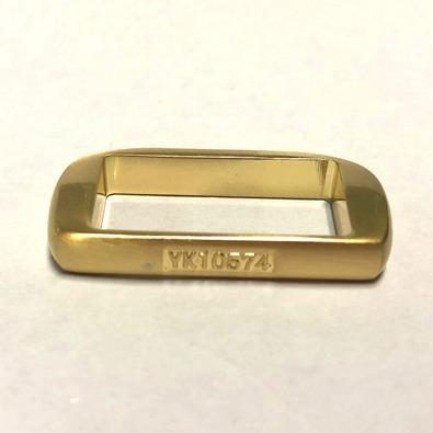 China YK 10574 Metal Promotional Bulk High Quality Zinc Alloy Rectangular Ring Durable For Purse/Bag/Garment for sale