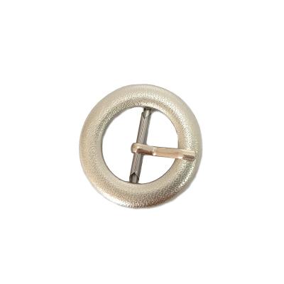 China B200062y zinc alloy tpu belt buckle circle clasp nickel free buckle for coat belt for sale