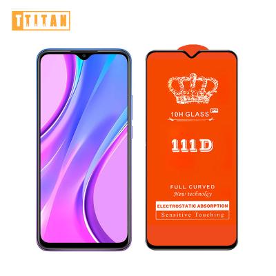 China 111D Mobile Phone Full Glue Tempered Glass Screen Protector For Redmi Note 7 7 Pro 8 9 Screen Protector for sale