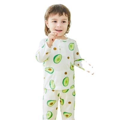 China Baby boy casual pajamas set baby cotton pajamas kids pajamas set wholesales for sale