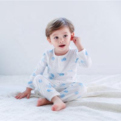 China Top sale anti-shrink baby pajamas sets new summer thin pajamas sets fashion cartoon pajamas sets for unisex for sale