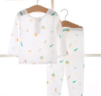 China 2022 New Baby Boy's and Girls' Two-Piece Set Baby Home Clothing Set Casual Soft Cotton Manufacturer for sale