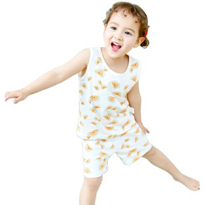 China New Summer Casual Wholesale Custom Baby Clothes Costume Kids Fashion Boys Girls Cartoon T-shirt Shorts 2Pcs Set Toddler SHIRT for sale