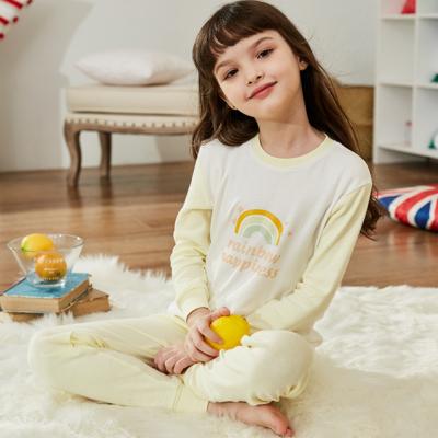 China 2021 New Children's Kids Girls' Casual Soft Fall Unisex Underwear Home Suit Wear Babies Clothing Sets Wholesale for sale