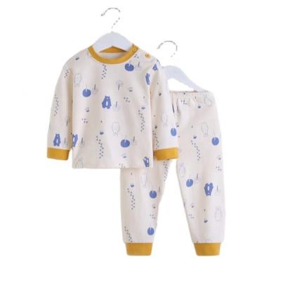 China High Quality Breathable Home Kids Wear Clothes Cartoon Multicolor Print Sets Girls Cotton Baby Clothes Kids Winter And Autumn Pajamas for sale