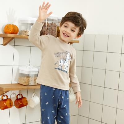 China Breathable hot sale child fall clothes two pieces of cotton home autumn boutique baby sets use clothing outfits for sale