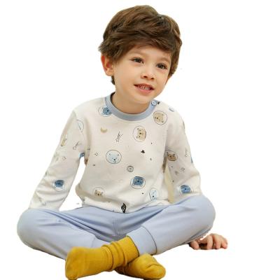 China Breathable Reliable And Good Clothing Set Pajamas Children Cotton Cartoon Home Wear Kids Underwear for sale