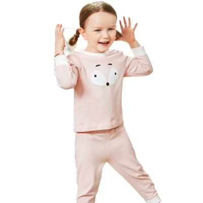 China High quality children's clothing girls home service breathable suit 2021 new two-piece drop boy pajamas for sale