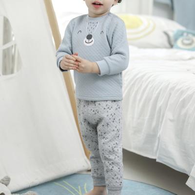 China New Design Casual Long Sleeve Sleepwear 2 Pieces Set For Home Wear Custom Made Kids Cartoon Pajamas Set for sale