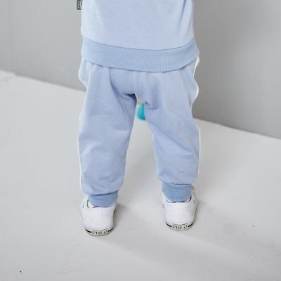 China 2021 Winter New Children's Pants Fashion Fade Proof Boys Fleece Pants Fall Color Casual Elastic Thickened Thermal Trousers for sale