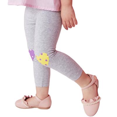 China Color Fade Proof New Product Kids Pure Cotton Gaiters Trousers Girls Casual Pants For Sale for sale