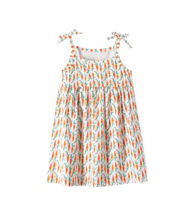 China Anti-wrinkle children 1Y-6Y baby dress comfortable casual summer clothes kids sleeveless dress for holiday for sale