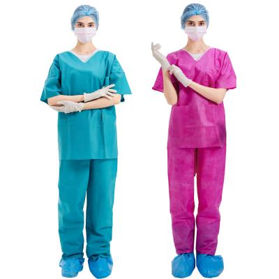 China Wholesale Hospital Fashion Woman Scrub Nurse Uniforms Nurse Scrub Sets for sale