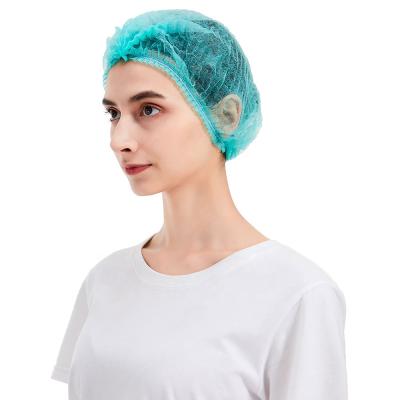 China OEM Nonwoven Disposable Band Cap Eco-Friendly Nurse Cap Surgical Cap for sale