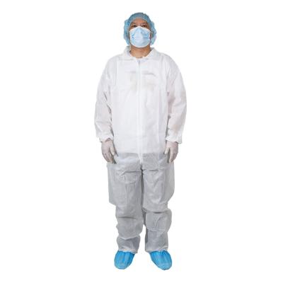 China Water Proof Non Woven Coveralls Manufacturer Work Coverall Protection No Hood for sale