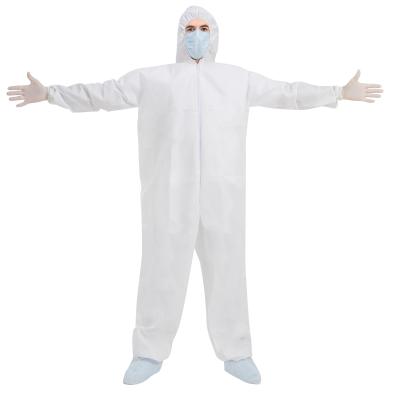 China Disposable Type 5/6 Water Proof Safety Suit Food Industry Disposable Microporous Coverall for sale