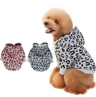 China Sustainable Factory Wholesale Fashion New Designer Fleece Leopard Dog Hoodie Sweater Luxury Clothes for sale