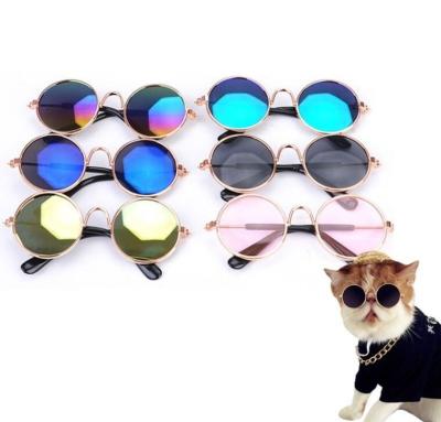 China Hot Selling Viable Pet Accessories Cute Funny Cat Sunglasses for sale