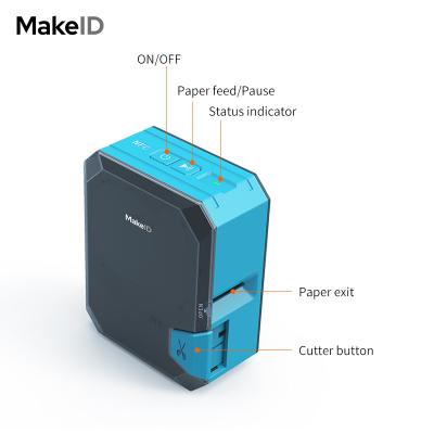 China Blue desktop printer from MakeID for sale