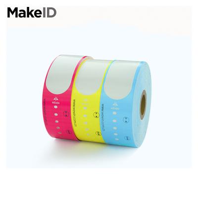 China Contain 82% Purity Nano Silica Printer Waterproof Paper Children Universal Hospital Wristband Labels Hospital ID Wristband Medical Wristbands for sale