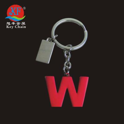 China Wholesale Custom Wholesale Metal 26 Gift English Alphabet Initial Letter Keychain Key Chain for sale