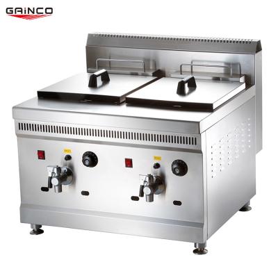 China Commercial Restaurant / Kitchen Restaurant Kitchen Equipment Used Gas Deep Fryer for sale