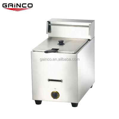 China Kitchen 10L Personal Gas Funnel Cake Temperature Controlled Deep Fryer for sale