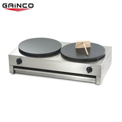 China Commercial Kitchen Hotel Restaurant Kitchen Pancake Maker Gas / Commercial Gas Pancake Making Machine for sale