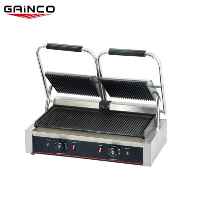 China Commercial Grill Press Sandwich Maker Toatadora Toaster Sandwich Hotel /Breakfast Non Stick Sandwich Maker for sale