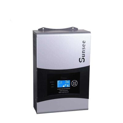 China Durable high quality high frequency pure sine wave 48v 4kw off grid hybrid solar inverter for sale