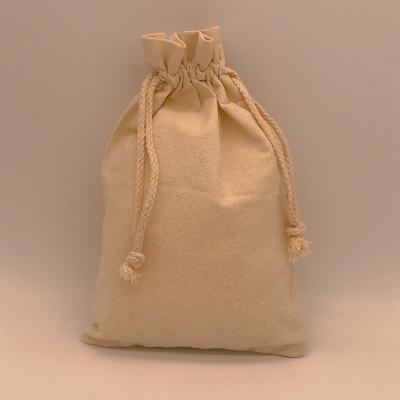 China Custom Cotton Drawstring Bag Twine, Organic Drawstring Eco Bag Large Cotton Canvas Drawstring Bags for sale