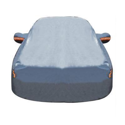 China Outdoor UV Resistant Aluminum Sedan Car Cover Sun Hail Snow Dust Scratch Full Protection Waterproof Car Cover Rain Cover for sale