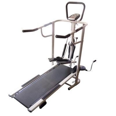 China Running/Step/Pushups/Twisting Portable Incline Waist Treadmill Folding Home Gym Manual Cardio Fitness Exercise for sale