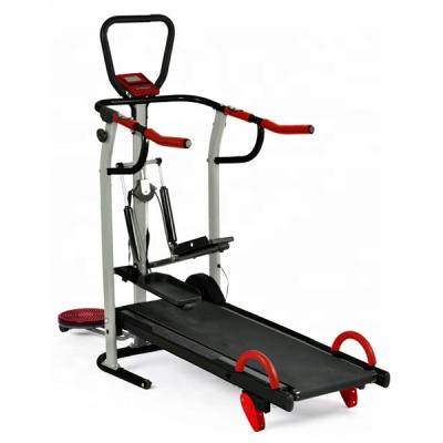 China Running/Step/Pushups/Twistling T Indoor Use Folding Fitness Equipment Manual Multifunctional Treadmill for sale