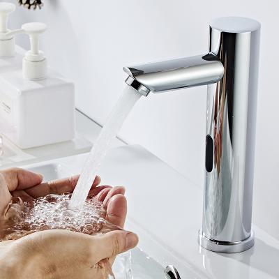 China Sense Faucets Touchless Faucets Mixer Taps Automatic Basin Faucet Faucets For Bathroom for sale