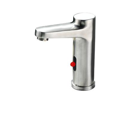 China Bathroom Modern Kitchen Sense Faucets Hotel Hot And Cold Infrared Intelligent Control Sensor Automatic Water Faucet for sale