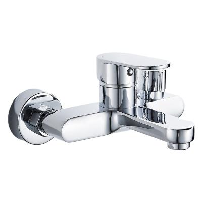 China Sense Faucets Price Cheap Modern Wall Mounted Factory Shower Faucet Mixer For Bathroom for sale