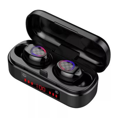 China Latest In-Ear Design Low Latency Power Bank V7 TWS Mobile Waterproof Wireless Earphones for sale