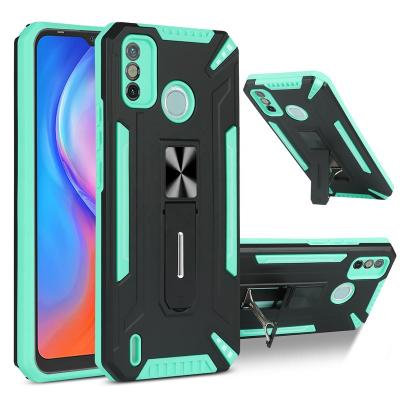 China The new designed shockproof magnetic invisible armor bracket is TECNO's series of shockproof and anti-drop protective mobile phone cases for sale