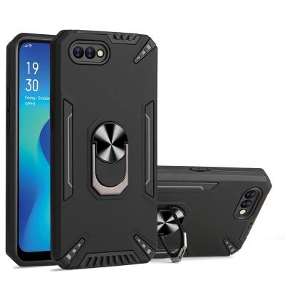 China Rotating Armor Case 360 ​​Shockproof Ring Magnetic Car Bracket Shock Absorption Scratch Protection Mobile Phone Case For OPPO Series for sale