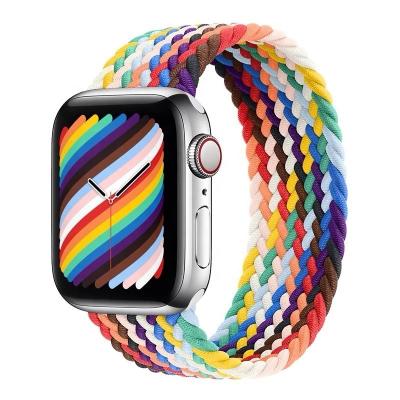 China Luxury Apple Watch Band Strap 45mm 44mm Apple Watch Band Metal Nylon Strap For IWatch 7 Series 6 Se 5 Modification 42mm 40mm for sale