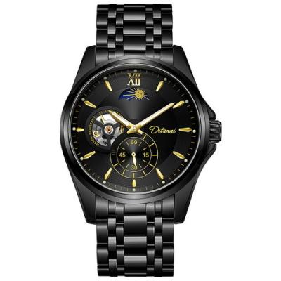 China Automatic date men's watch style Swiss ETA waterproof multifunctional moonday mechanical watch for sale