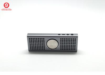 China Aluminum 6W 900mAh Portable Wireless Music Bluetooth Speaker with Radio for sale