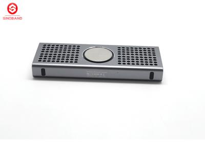 China 2 * 3Watt Portable Aluminium Bluetooth Speaker Ultra - Slim Design for sale