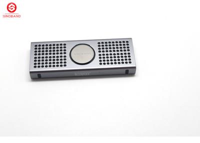 China DC 5V Aluminium Silver Rugged Bluetooth Speaker With TF Card Reader & FM Radio Function for sale